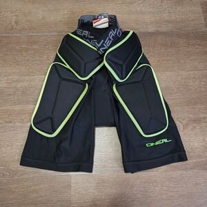 ONeal 1288 MTB Padded Impact Shorts Black Neon Green Mens Large